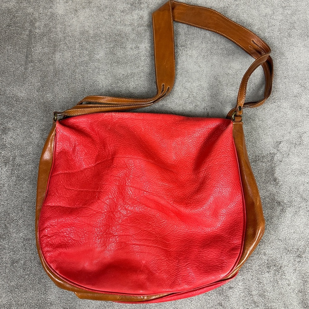 FURLA Red Leather Bag Made in Italy